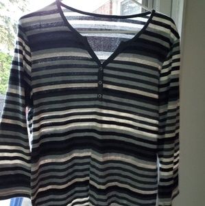 Striped light sweater